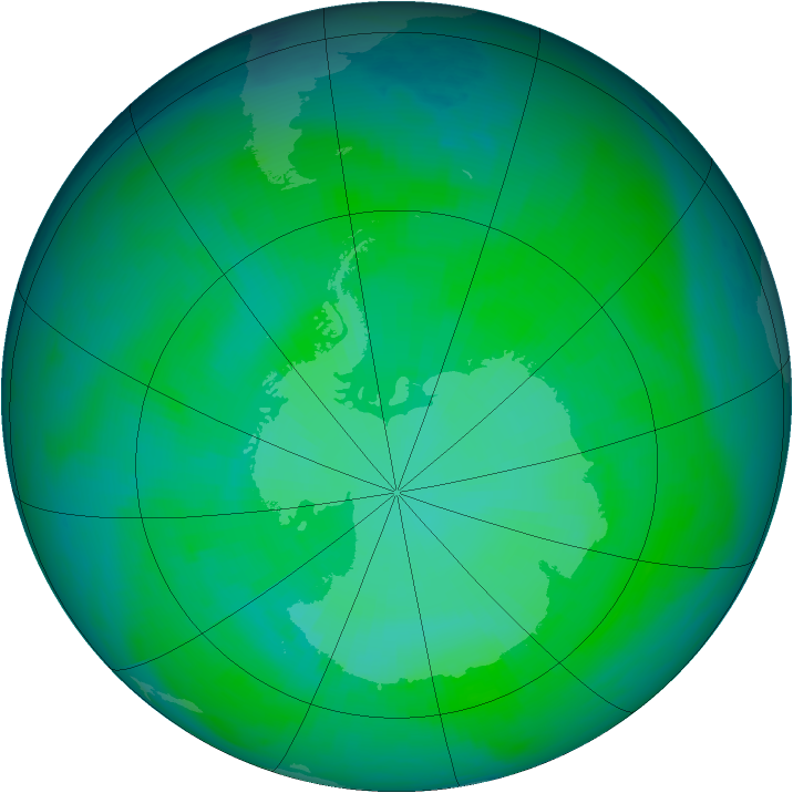 Ozone Map 1983-12-27
